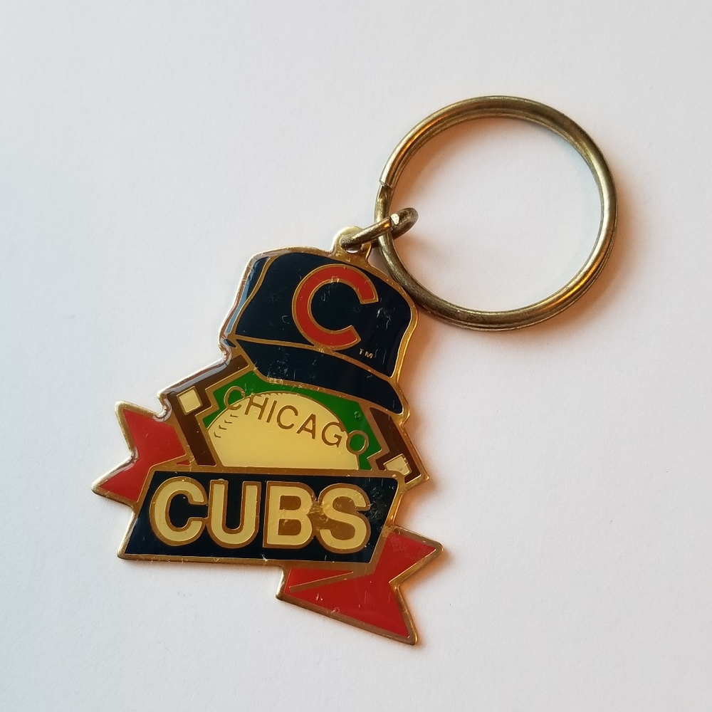 ❗Vintage 90s Chicago Cubs MLB Multi-Color Keychain❗